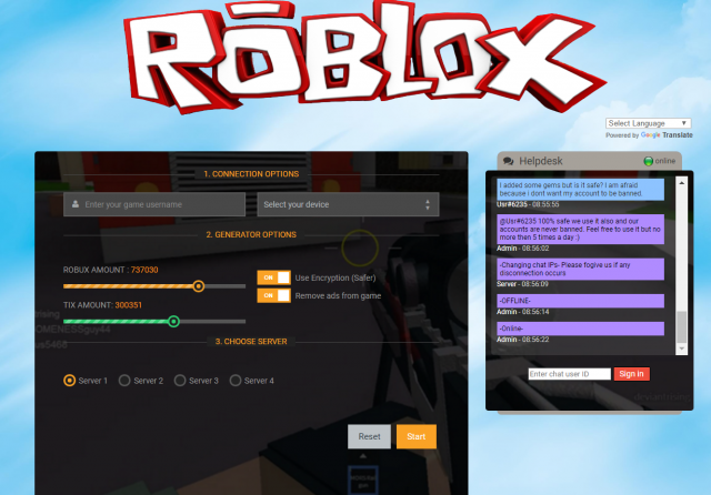 Roblox Hack Online Generator