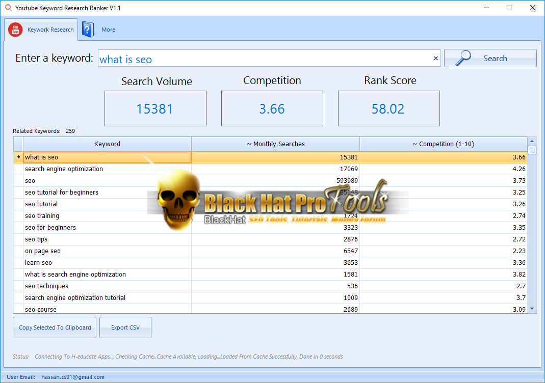 Get Youtube Keyword Research Ranker Cracked Free Download Crack