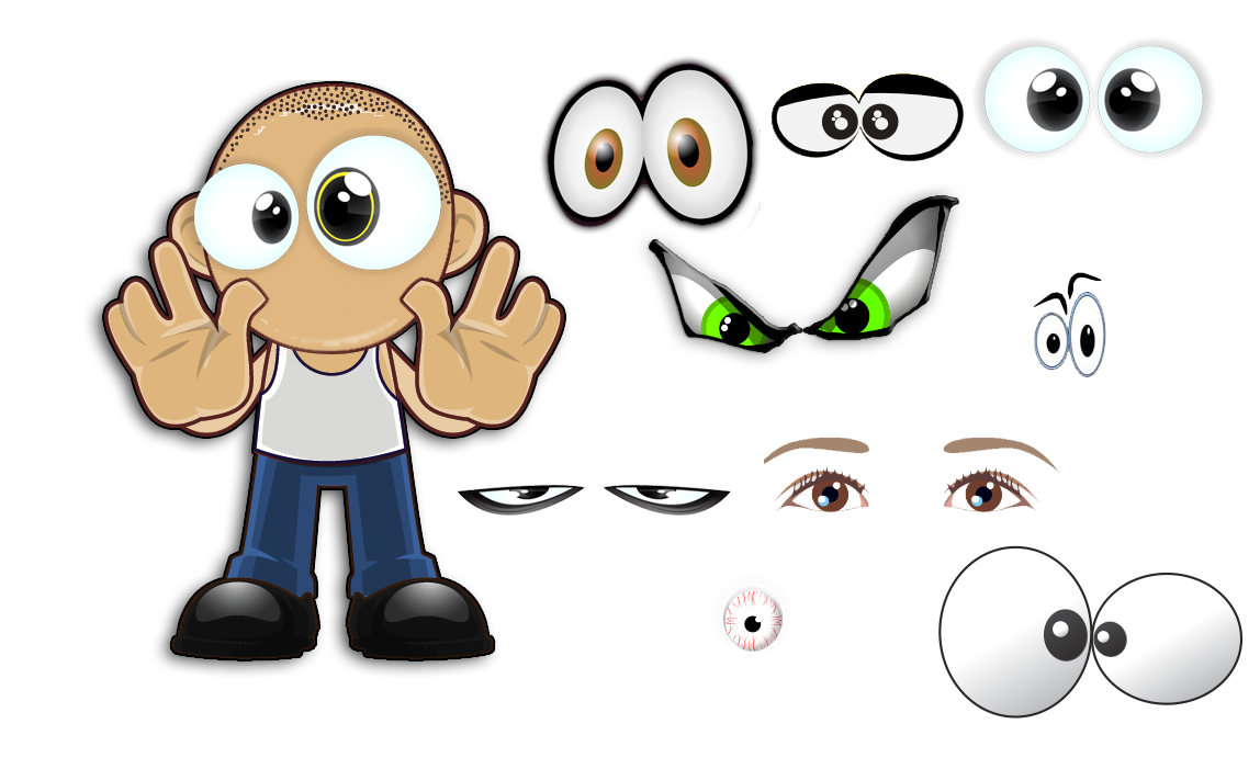 cartoon eyes